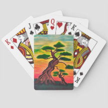 African baobabs playing cards
