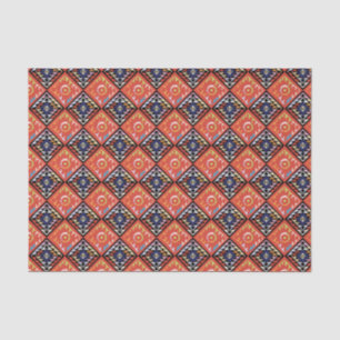 African Basket Weave Multi Pattern Tissue Paper