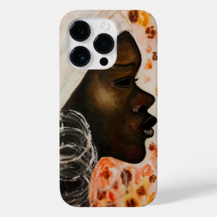 African Beauty Girl iPhone Case Painting