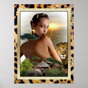 African  Beauty Poster