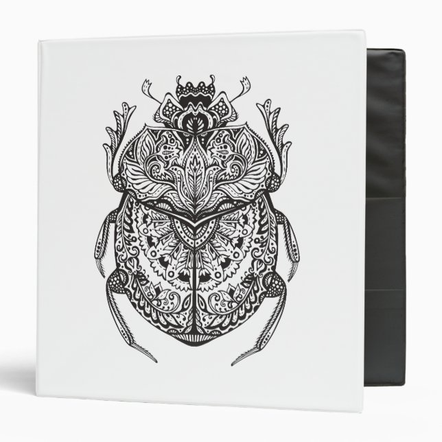 African Beetle Zendoodle Binder (Front/Inside)
