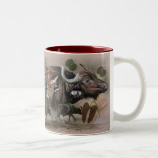 African Big 5 coffee mug - Cape Buffalo