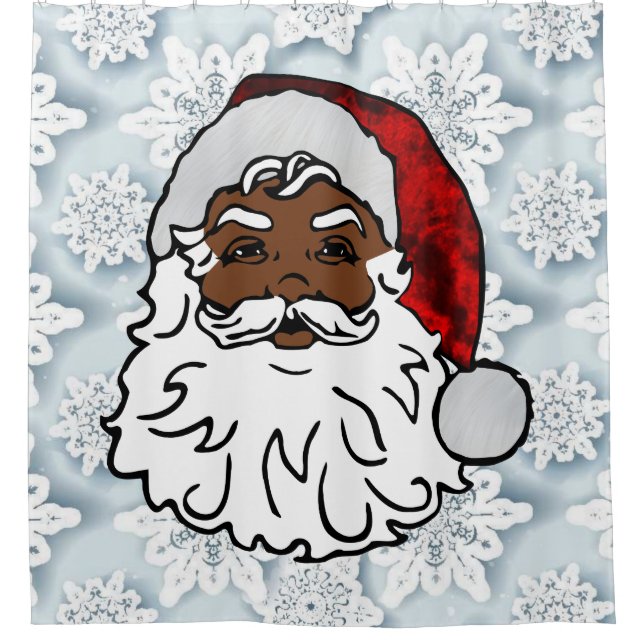 african black santa snowflakes (Front)