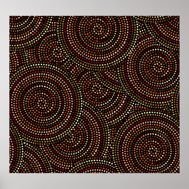 African Boho: Tribal Seamless Art. Poster (Front)