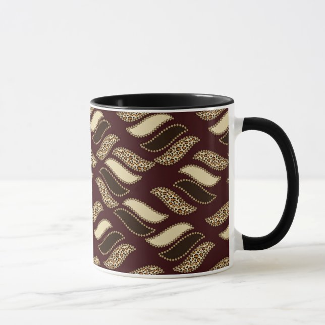 African cheetah skin pattern 2 mug (Right)