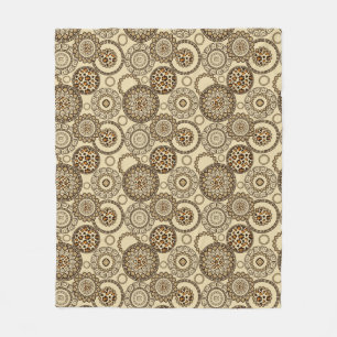 African cheetah skin pattern 3 fleece blanket