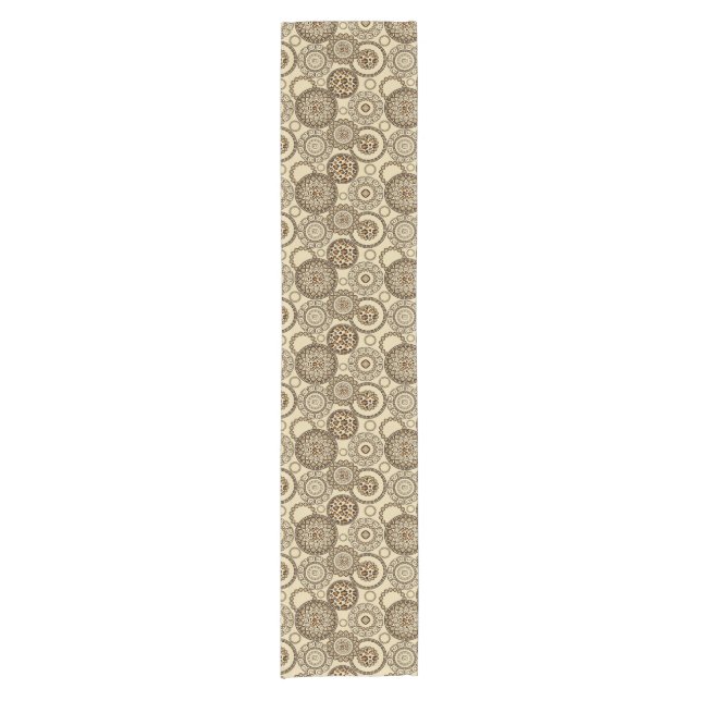 African cheetah skin pattern 3 short table runner (Front)