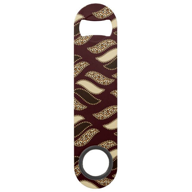African cheetah skin pattern bar key (Front)