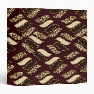 African cheetah skin pattern binder