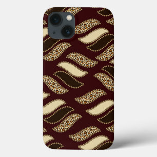 African cheetah skin pattern iPhone 13 case