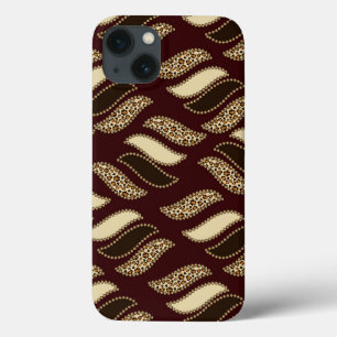 African cheetah skin pattern iPhone 13 case