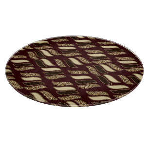 African cheetah skin pattern cutting board