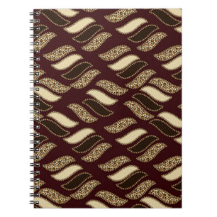 African cheetah skin pattern notebook