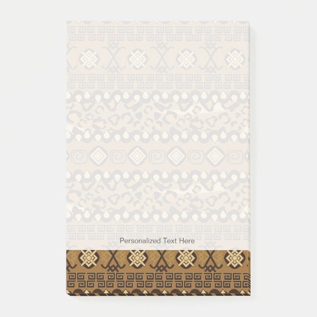 African cheetah skin pattern post-it notes (Front)