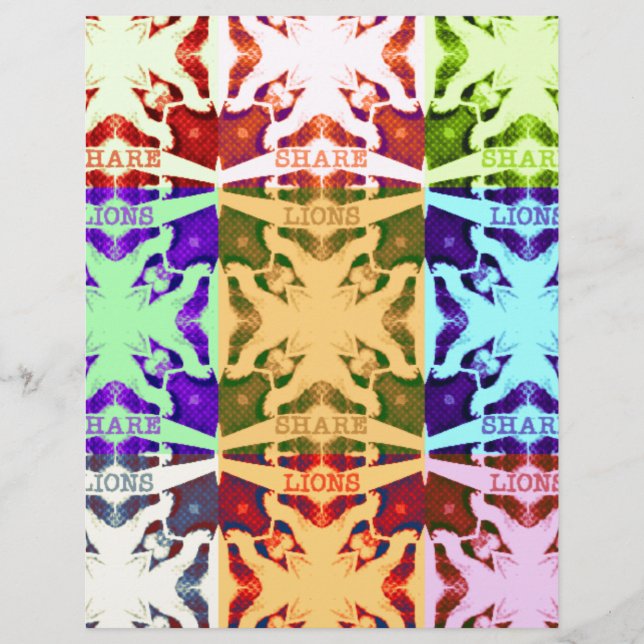 African Chequered Pop art Culture colourful patter (Front)