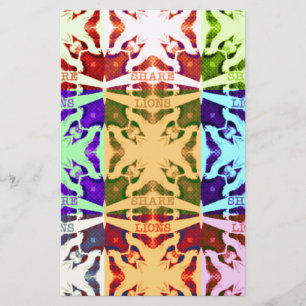 African Chequered Pop art Culture colourful patter