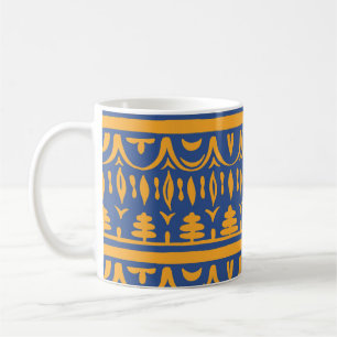 African Chevrons: Ethnic Tribal Pattern Coffee Mug