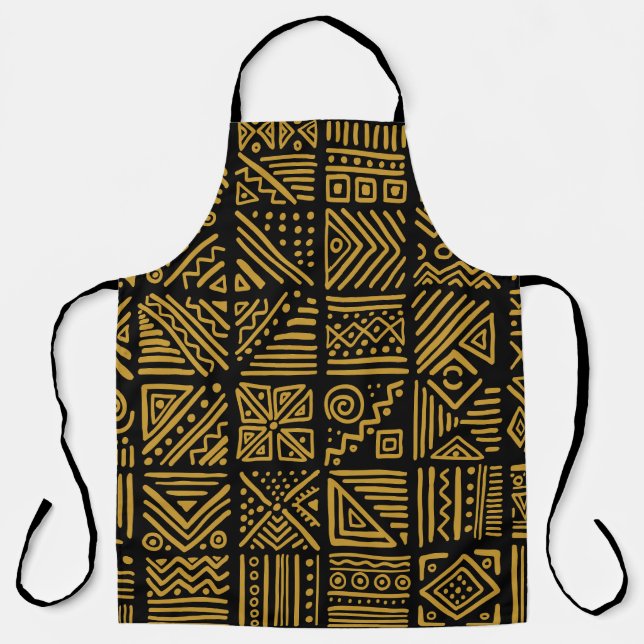 African clash: ethnic tribal seamless. apron (Front)
