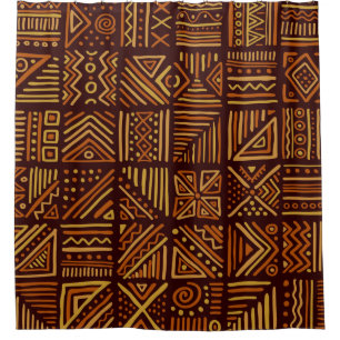 African clash seamless pattern in ethnic tribal st