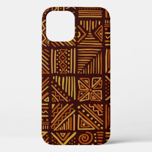African clash seamless pattern in ethnic tribal st iPhone 12 case