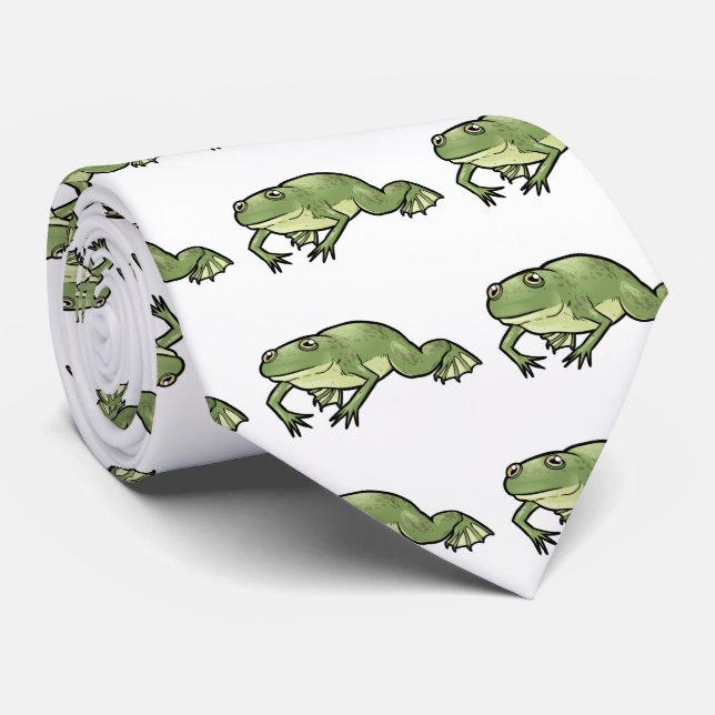 African Clawed Frog Tie (Rolled)