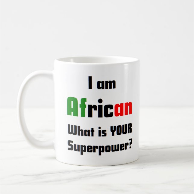 african coffee mug (Left)