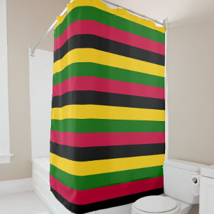 African Colours Stripes Pattern Design 