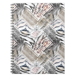 African, combo, leather, tiger, Jaguar, spotted, s Notebook