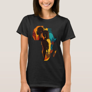 African Continent Black History 4 T-Shirt