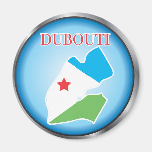 African country buttons magnet