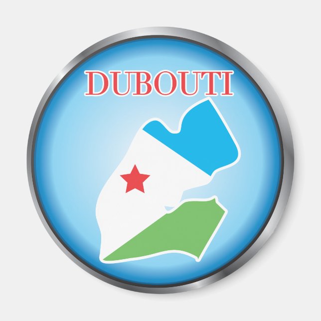 African country buttons magnet (Front)