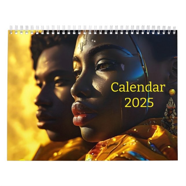 African couple art Calendar (Cover)