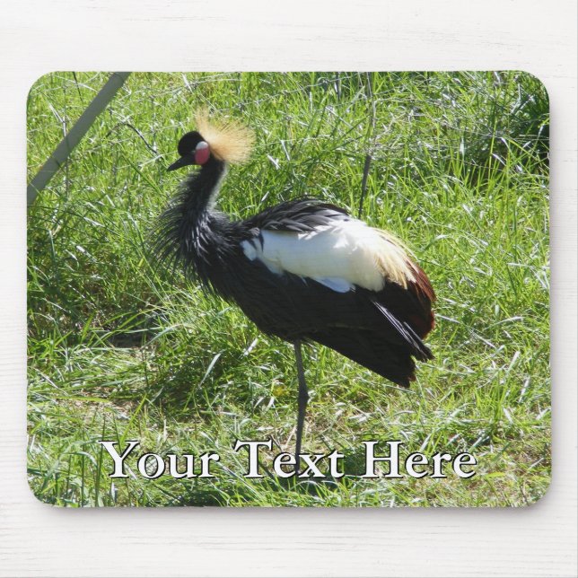 African Crane Mousepad (Front)