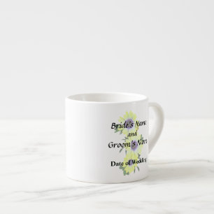 African Daisies Lemon Symphony Wedding Products Espresso Cup