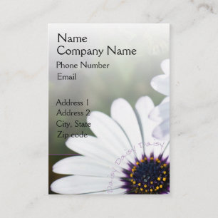 African Daisy Floral Business Card
