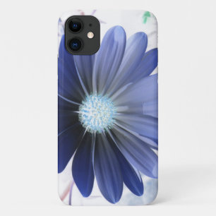 African Daisy Glowing Blue iPhone 3 Case