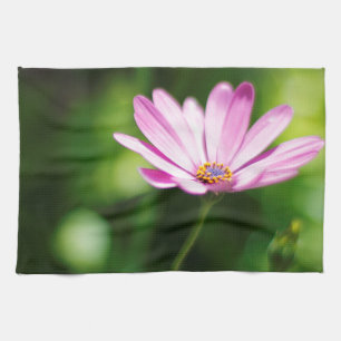 African daisy kitchen towel