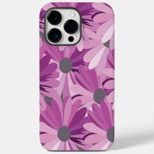 African Daisy Purple Floral iPhone 14 Pro Max Case