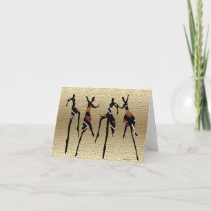 African Dance Group • Afrocentric Heritage Card