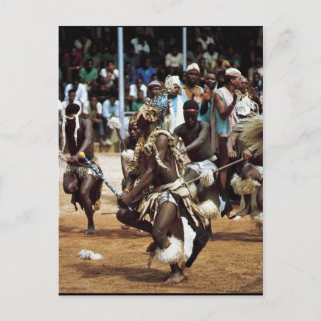 African dance South Africans Postcard (Front)