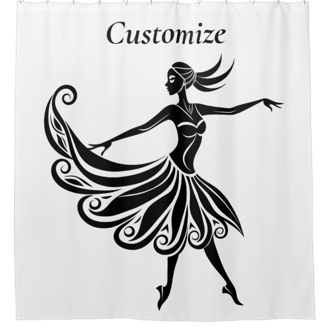 African Dancer Silhouette Art Thunder_Thunder_Cove (Front)