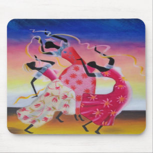 African Dancing Woman Mousepad