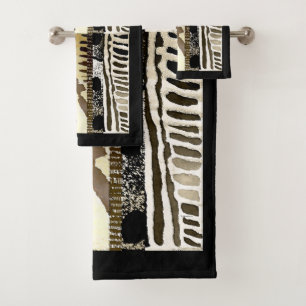 African  Deep Jungle Bath Towel Set