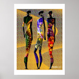 African Desert Flowers Poster