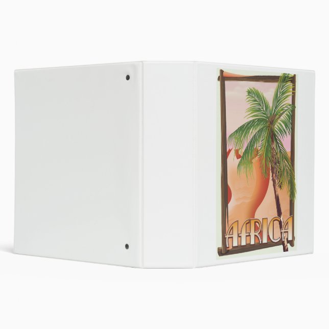 African desert travel poster binder (Background)