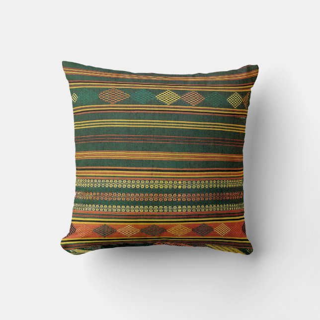 African Design #10 @ Stylnic Throw Pillow (Front)