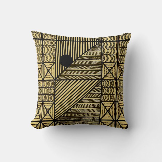 African Design #12 @ Stylnic Throw Pillow (Front)