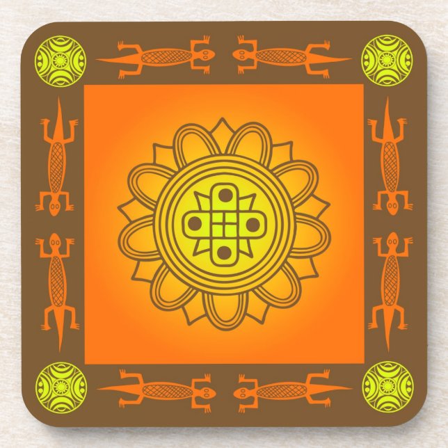 African design coaster (Front)