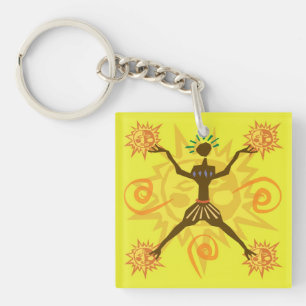 African design keychain
