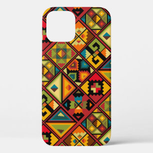 African digital paper iPhone 12 case